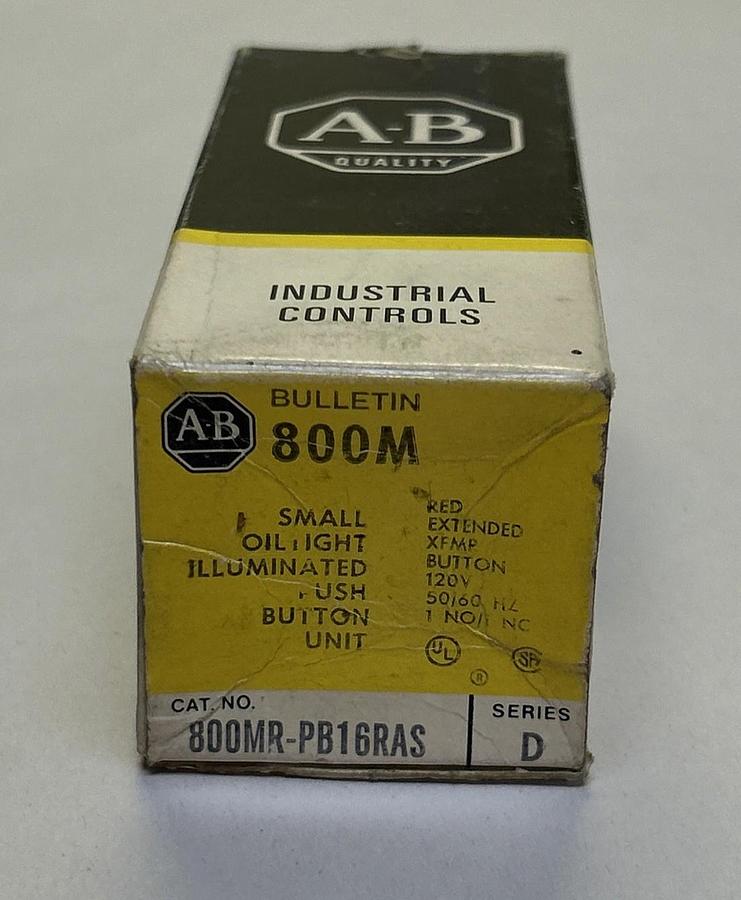 ALLEN BRADLEY,800MR-PB1GRAS,PUSH BUTTON NOS