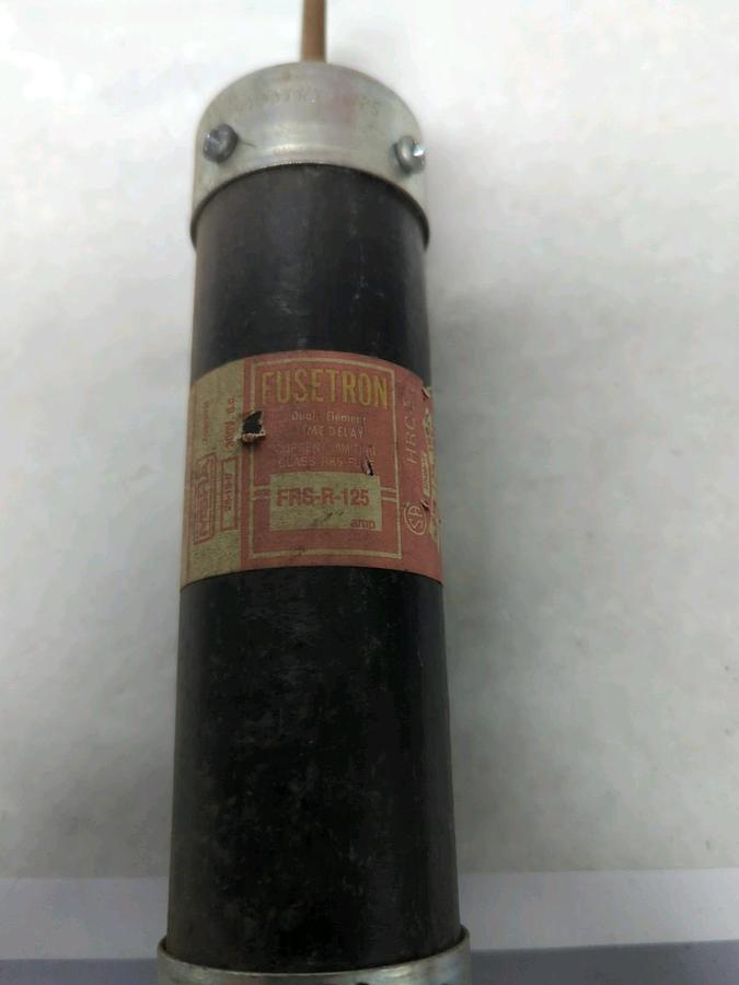Used COOPER BUSSMANN,FRS-R-125,FUSETRON 125 AMP FUSE PRE-OWNED