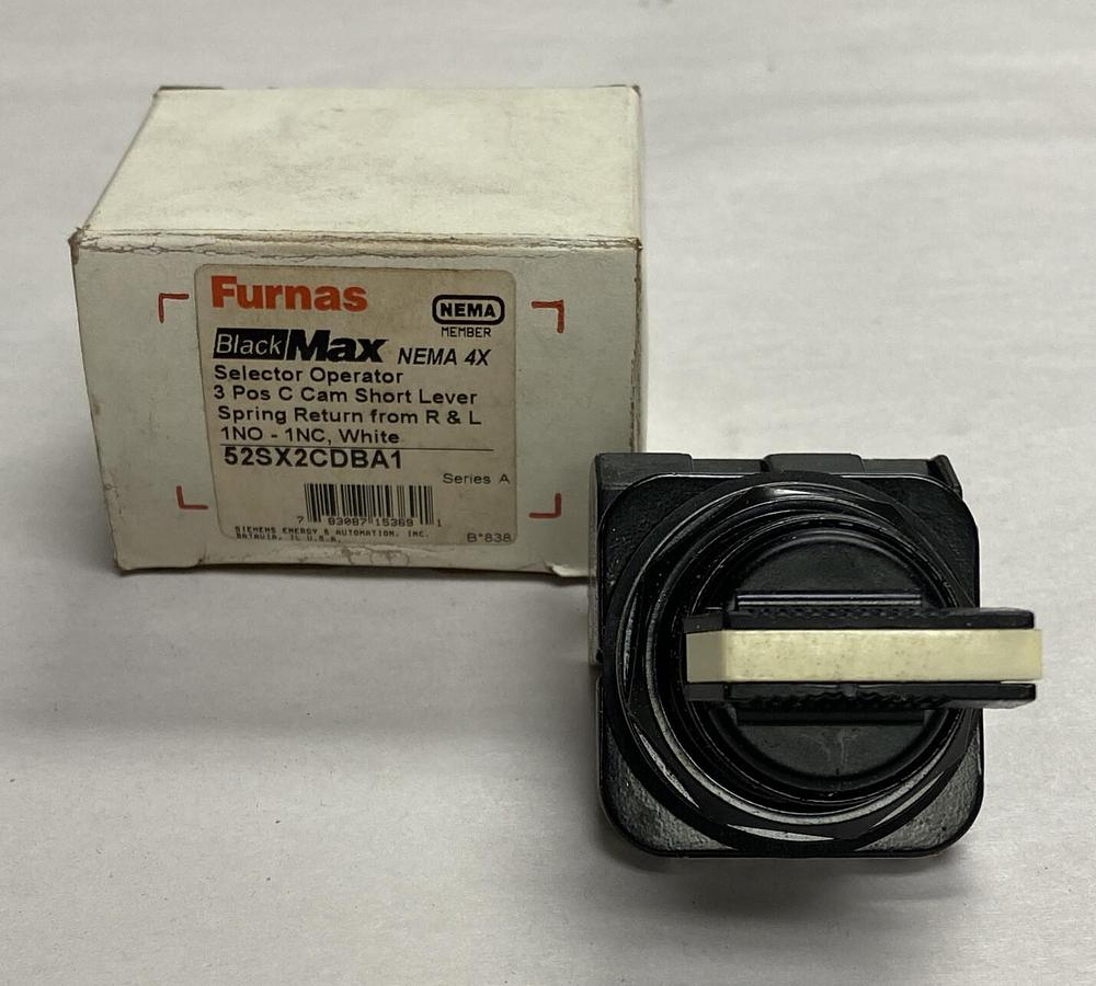 Furnas,52SX2CDBA1,Selector Switch 3 Position NOS