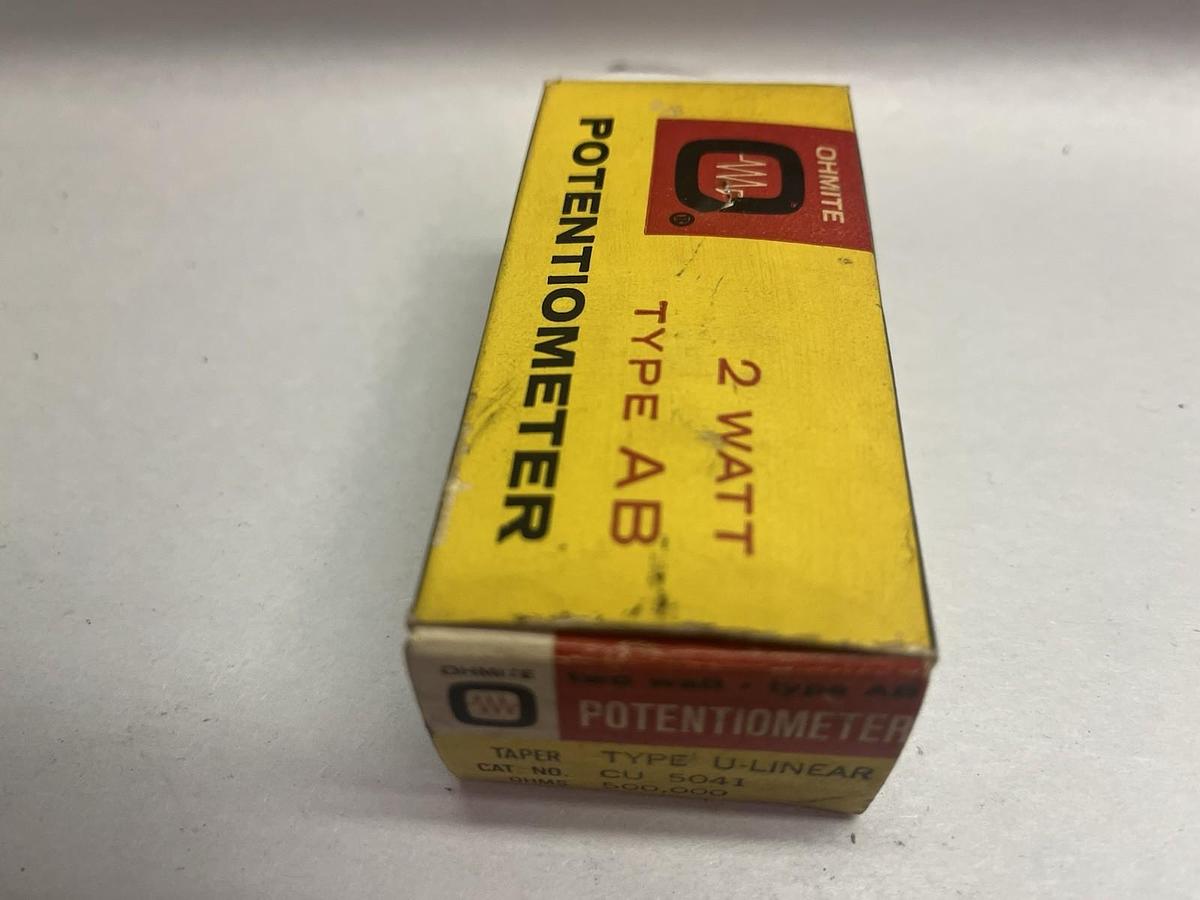 OHMITE,CU-5041,2 WATT TYPE AB U-LINEAR 500000OHMS