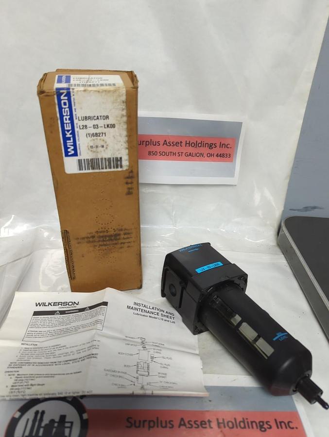 WIKERSON,L28-03-LK00,PNEUMATIC LUBRICATOR NOS