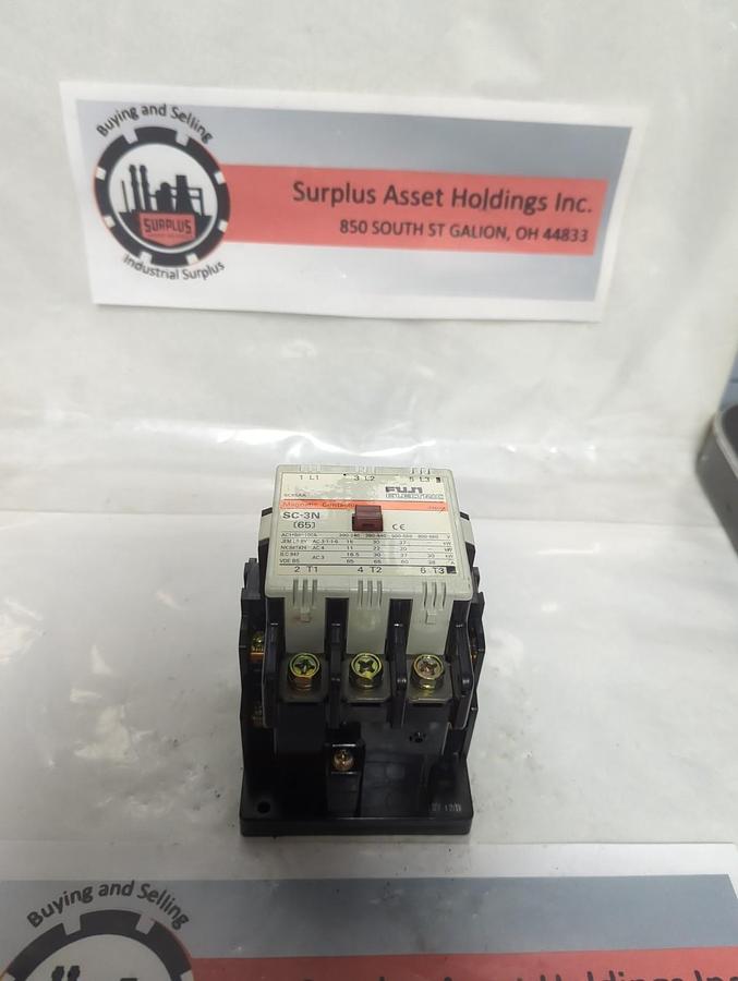 FUJI,SC-3N,MAGNETIC CONTACTOR SC65AA NOS