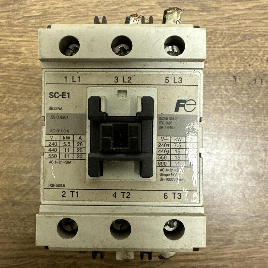 Used Fuji Electric,SC-E1,Magnetic Contactor