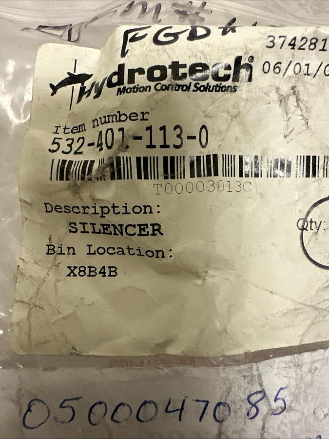 Used Rexroth Bosch Hydrotech,532-401-113-0,Silencer