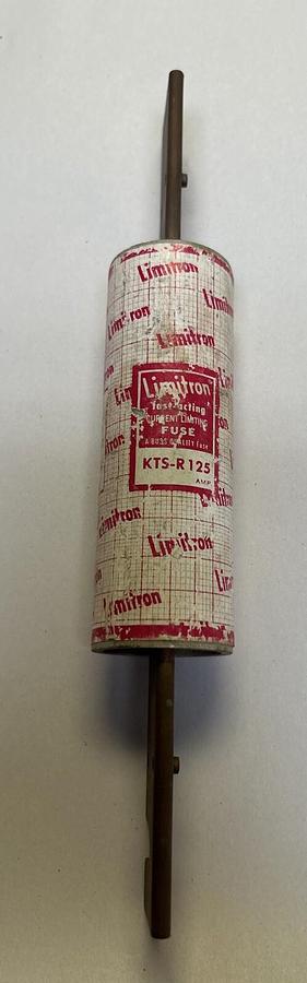 Used BUSSMANN,KTS-R125,LIMITRON FUSE 125A 600V