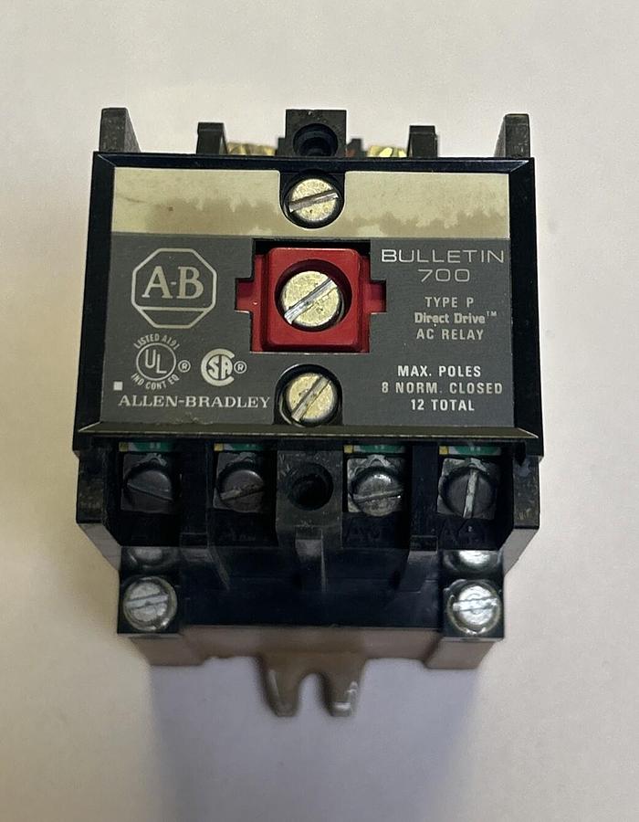Used ALLEN BRADLEY,700-P400A1,CONTROL RELAY