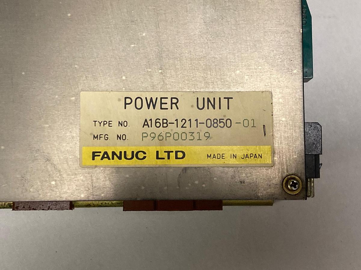 Used Fanuc,A16B-1211-0850-01,Power Supply