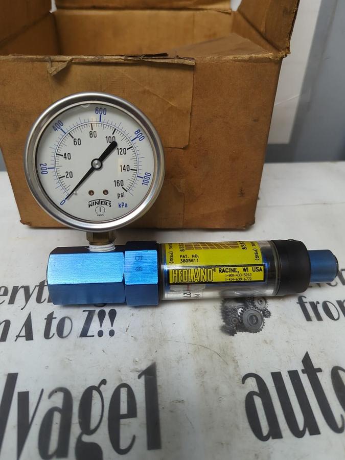 HEDLAND,279818,FLOW METER 150 PSI MAX NOS