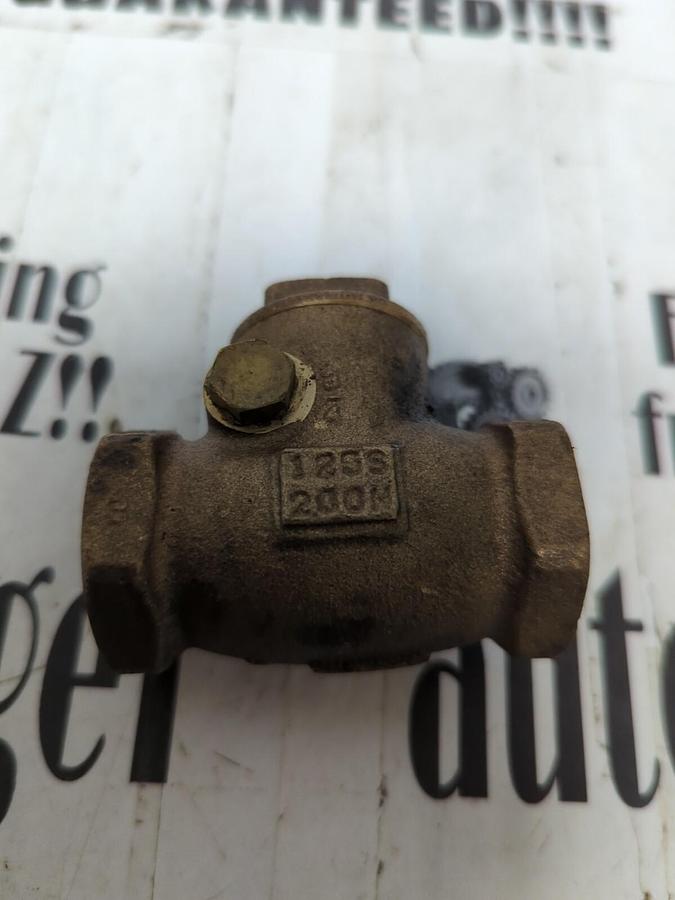 MILWAUKEE,125S,200WOG 3/4 INCH SWING CHECK VALVE NOS