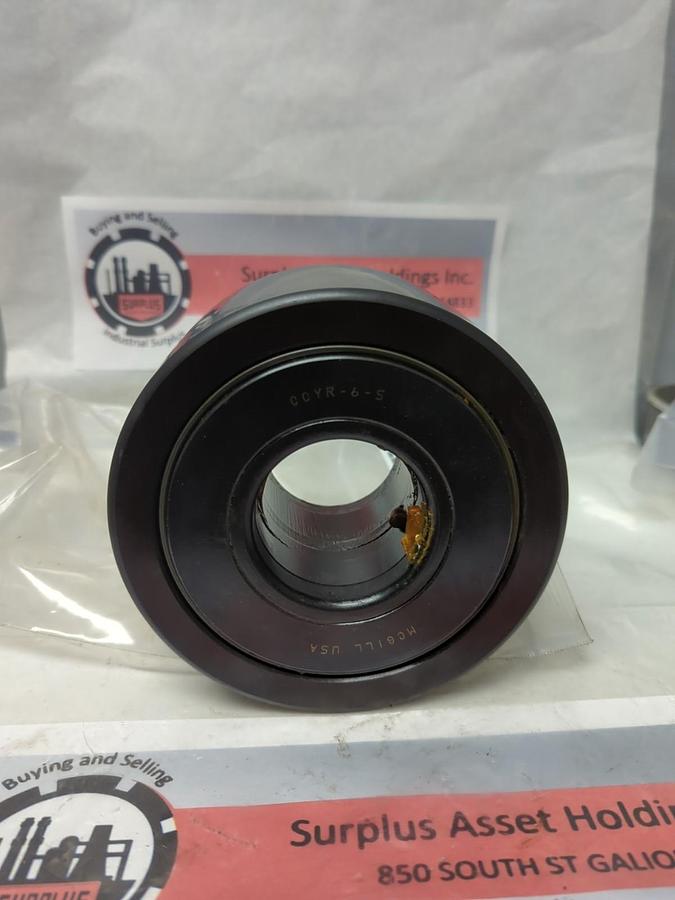 Used MCGILL,CCYR-6-S,CAM YOKE ROLLER 6 INCH DIA, PRE-OWNED