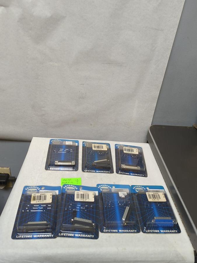 AESP,K25F-FL-K25MFL,DB25 MALE FLATCONNECTOR LOT OF 7 NOS