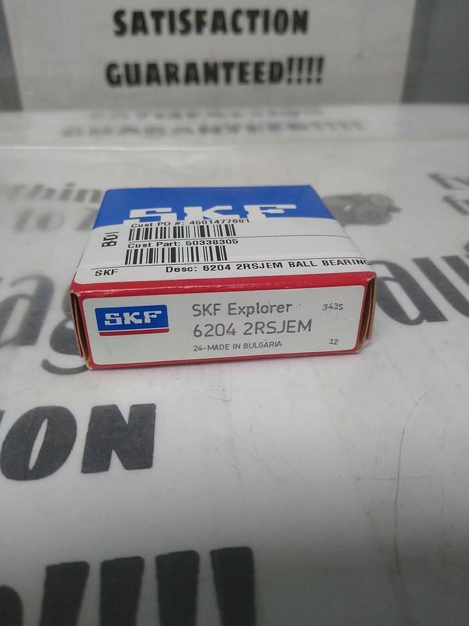 Used SKF,6204 2RSJEM,DEEP GROOVE BALL BEARING NOS