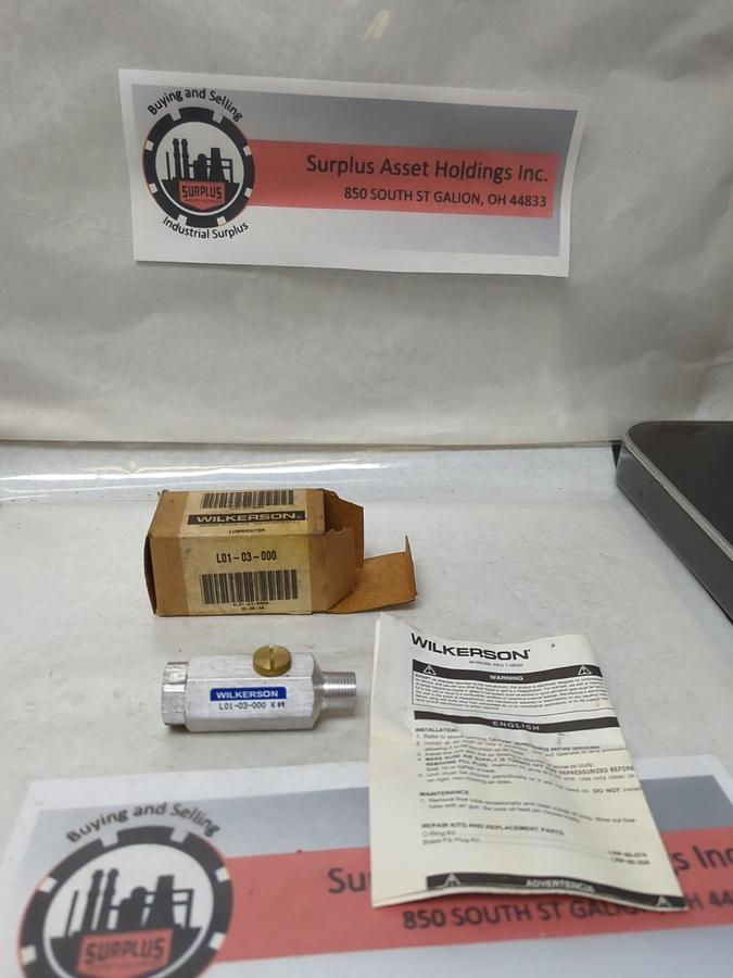 WILKERSON,L01-03-000,LUBRICATOR NOS