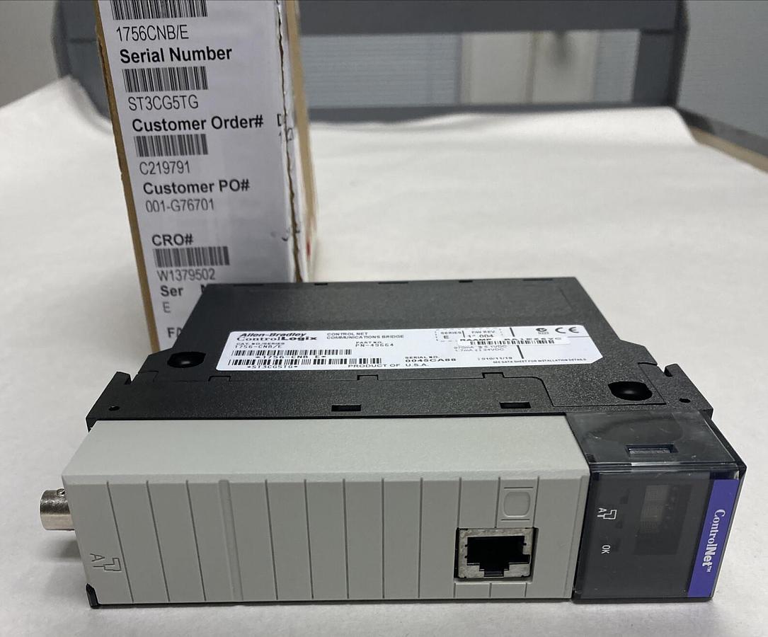 Used ALLEN BRADLEY,1756-CNB,SER E COMMUNICATIONS BRIDGE MODULE REFURBISHED