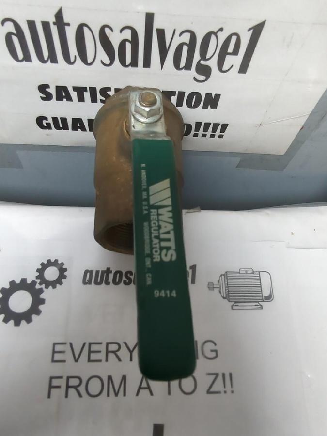 WATTS, 9414,1-1/2 IN BRONZE BALL VALVE 600WOG NOS