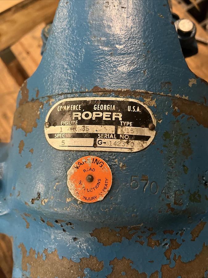 Used Roper,1-H-35, Type 15,Gear Pump 1h35