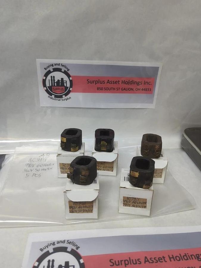 ALLEN BRADLEY,RC3411,COIL 440V 60HZ/CY 380V 50HZ/CY LOT OF 5 NOS