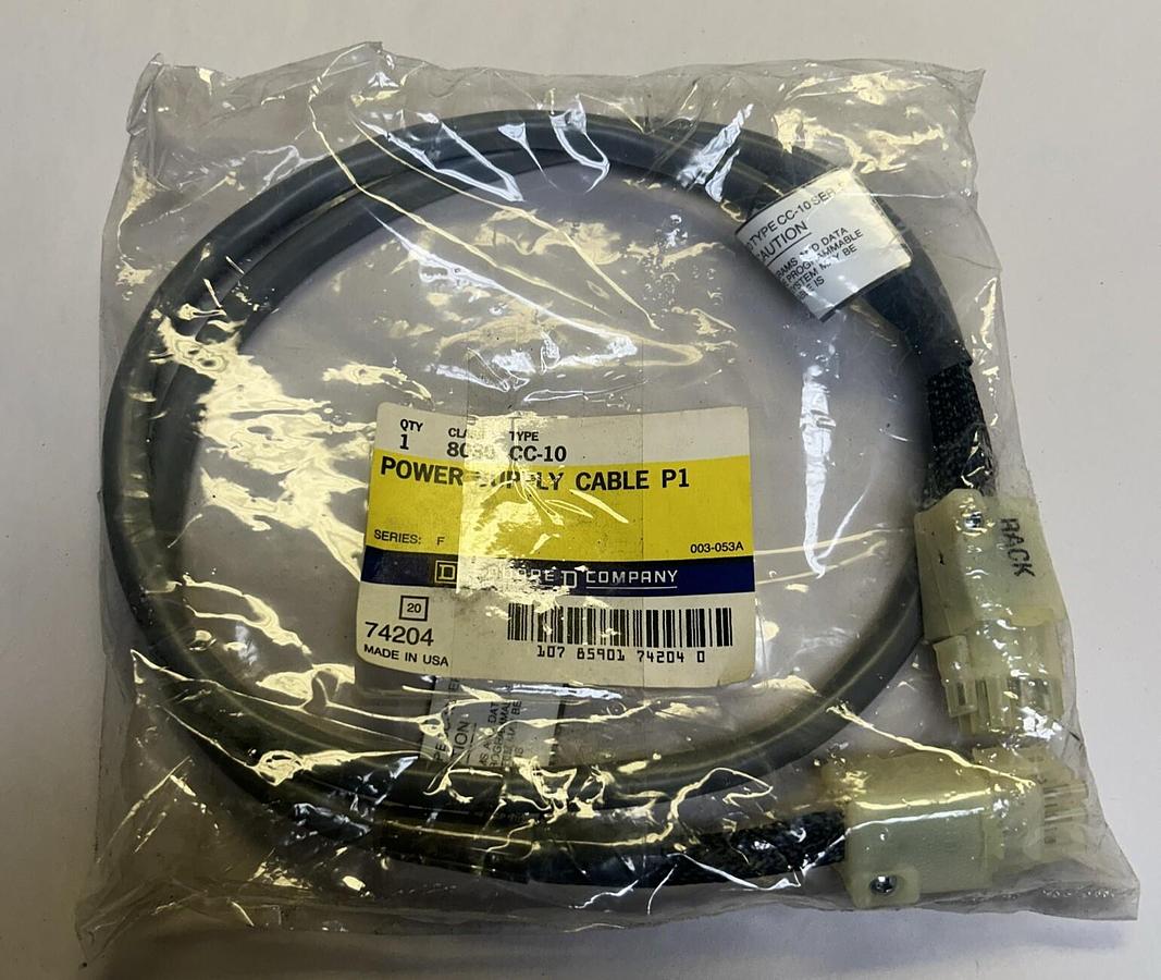 Used SQUARE D,8030CC-10,POWER SUPPLY CABLE NEW