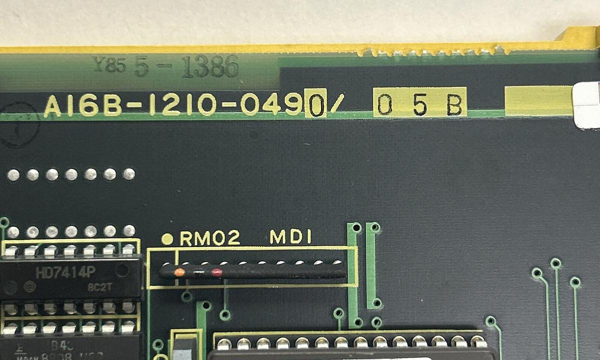 Used FANUC,A16B-1210-0490/A16B-1210-0490/05B, INTERFACE BOARD