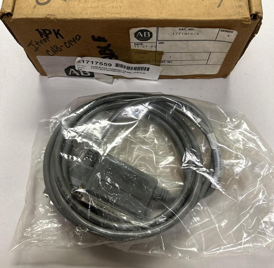 ALLEN BRADLEY,1771-NC6,SER A ANALOG CABLE NEW