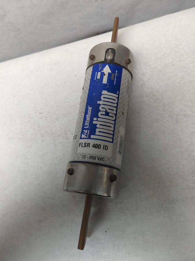 Used LITTELFUSE,FLSR400ID,INDICATOR 400 AMP FUSE PRE-OWNED