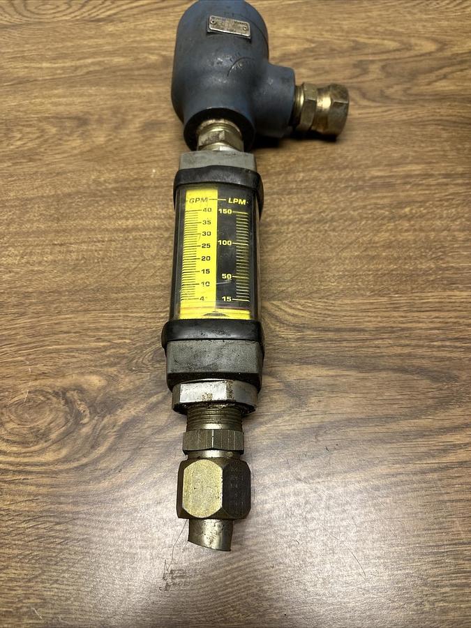 Used Hedland,H761A-040,Flowmeter W/Vickers C2820 Check Valve