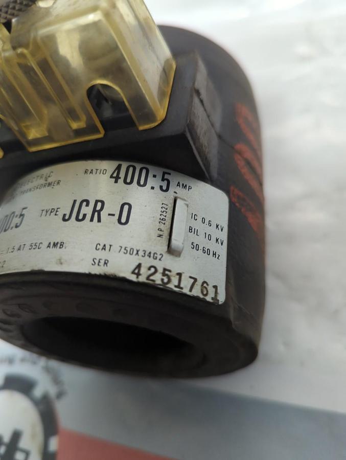 Used GENERAL ELECTRIC,750X34G2,TYPE JCR-0 CURRENT TRANSFORMER PRE-OWNED
