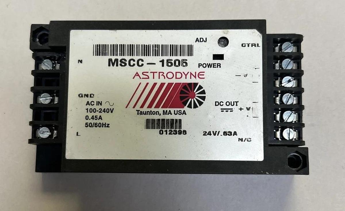 Used ASTRODYNE,MSCC-1505,POWER CONVERTER 100-240VAC