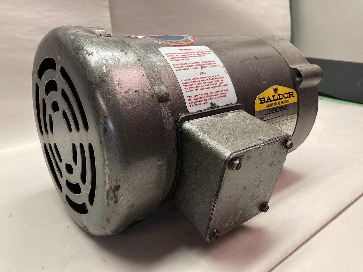 Used Baldor,KM3454,Motor 1725RPM 208-230/460V Frame 56C 1/4 HP