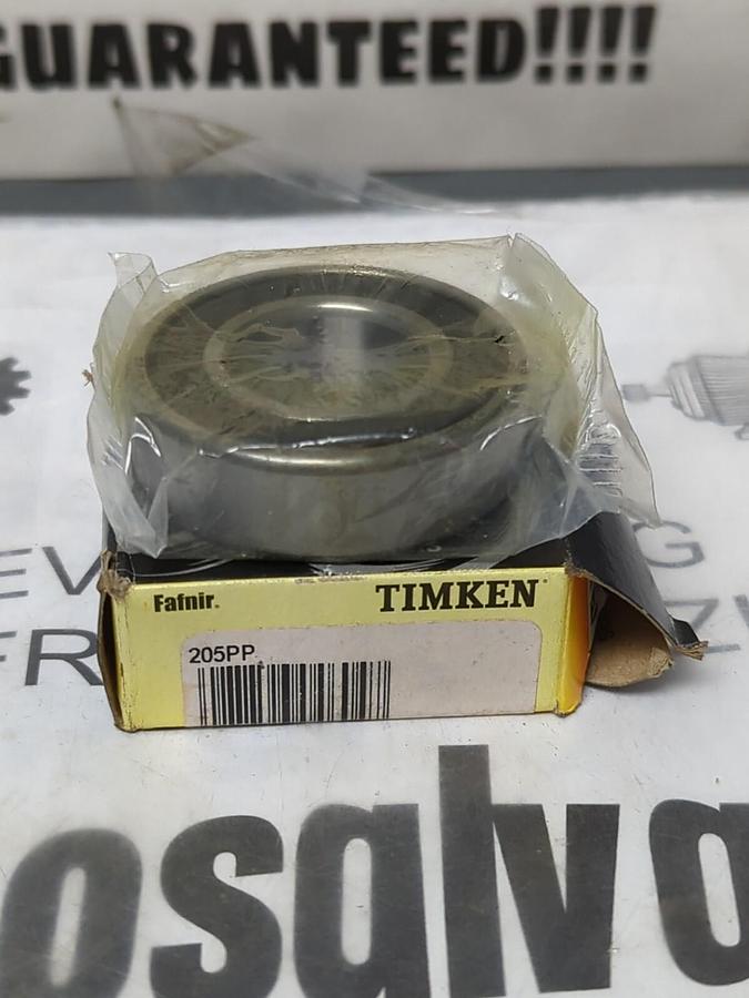 TIMKEN,205PP,DEEP GROOVE BALL BEARING 25MM BORE NOS
