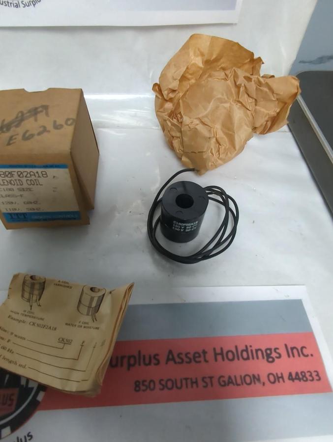 GENERAL CONTROLS,C180F0F02A18,COIL 120/110V 60/50HZ NOS