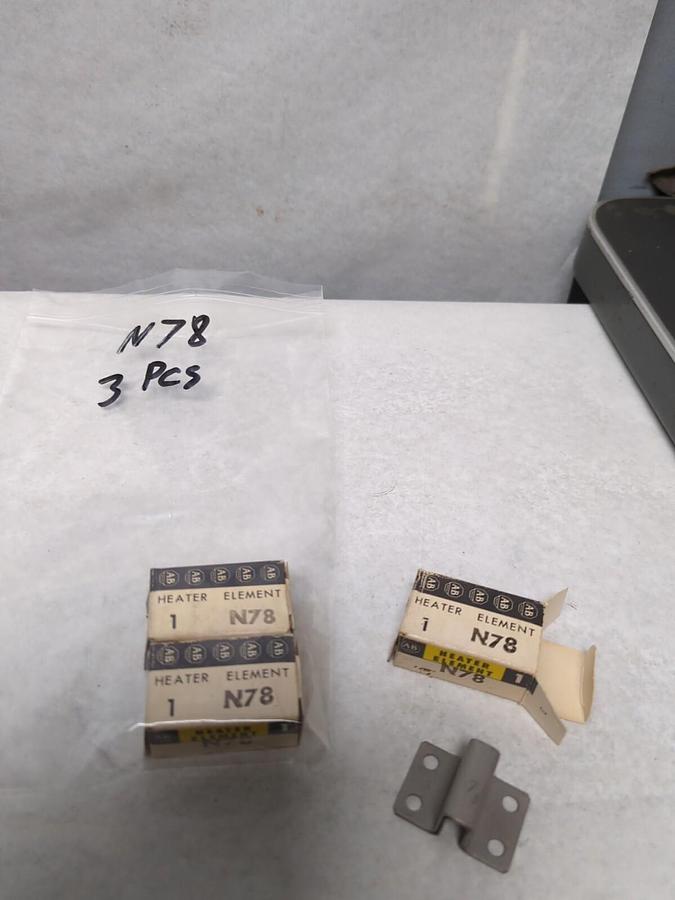 ALLEN BRADLEY,N78,THERMAL OVERLOAD HEATER ELEMENT LOT OF 3 NOS