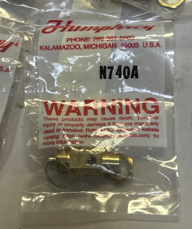 HUMPHREY,N740A,VALVE ASSEMBLY LOT OF 4 NOS