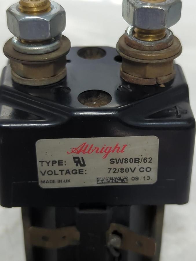 Used ALLRIGHT,SW80B/62,SINGLE ACTING CONTACTOR 72/80V CO PRE-OWNED