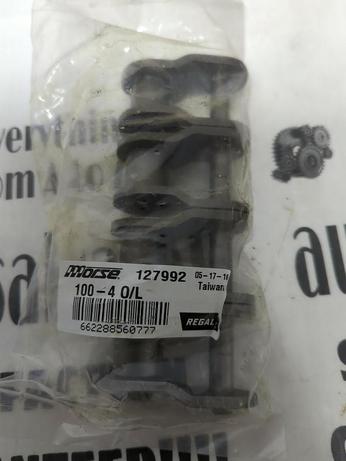 Used MORSE,127992 100-4 O/L,OFFSET CHAIN LINK NEW