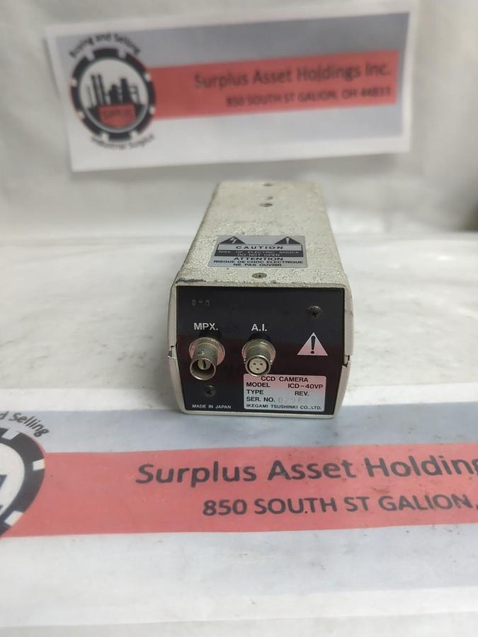 Used IKEGAMI,ICD-40VP,CCD CAMERA PRE-OWNED