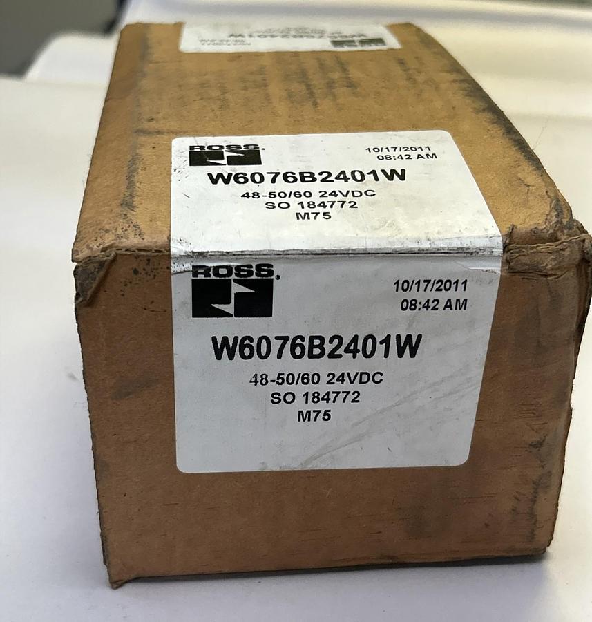 ROSS CONTROLS,W6076B2401W,PILOT CONTROLLED SOLENOID VALVE NOS