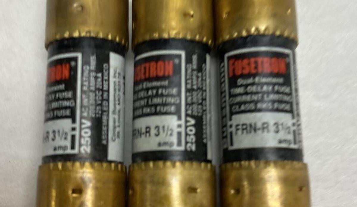 Cooper Bussmann,FRN-R-3-1/2,Fuse Lot of 3 NOS