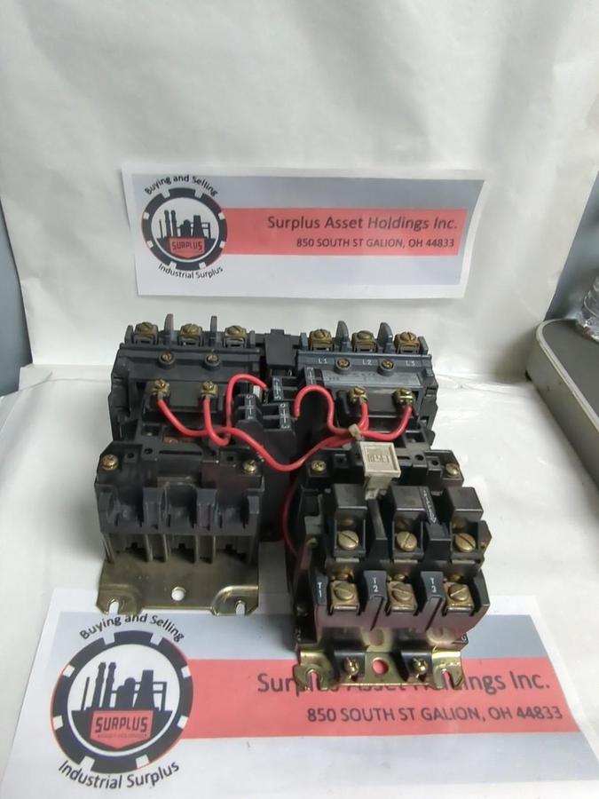 Used ALLEN BRADLEY,505-BOD,REVERSING MOTOR STARTER SIZE 1 SER C PRE-OWNED