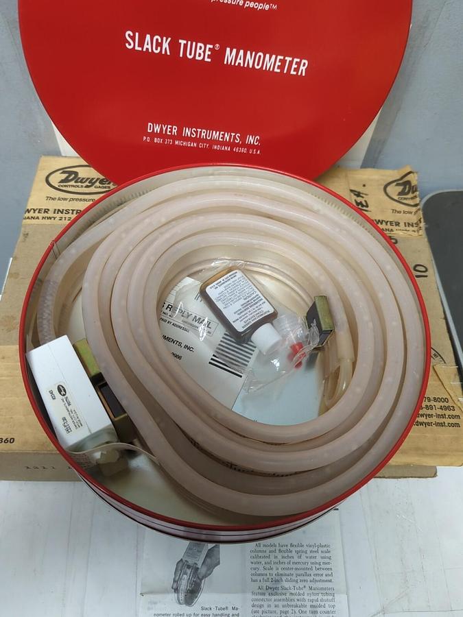 DWYER,1211-120,MANOMETER SLACK TUBE NEW
