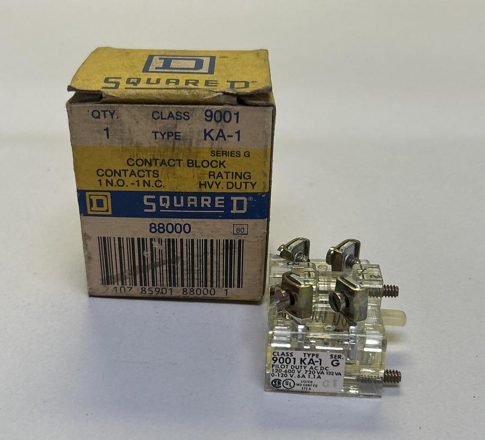 SQUARE D,9001KA-1,CONTACT BLOCK NOS