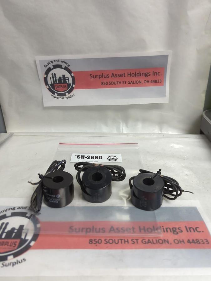 Used ASCO,27-462-1 D,COIL 120/60 110/50 LOT OF 3 PRE-OWNED