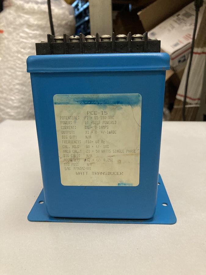 Used Ametek,PCE-15-P1-E0-C1-X1-F60-W0-Z1-A2,Watt Transducer