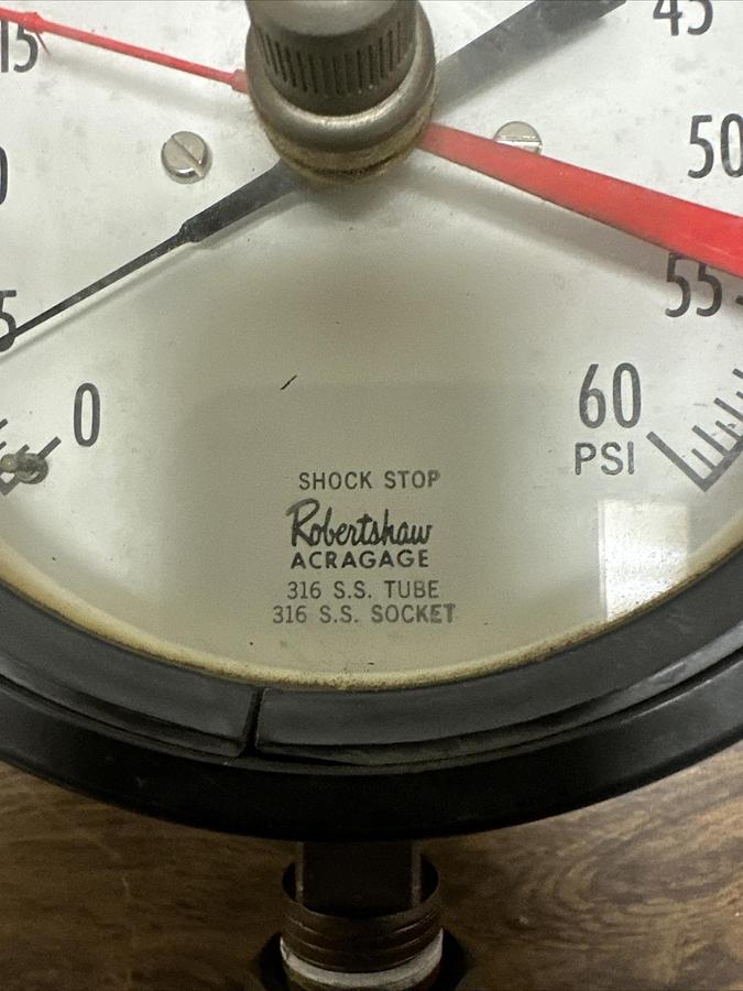 Used Robertshaw,001,Shock Stop Acragage 0-60 PSI