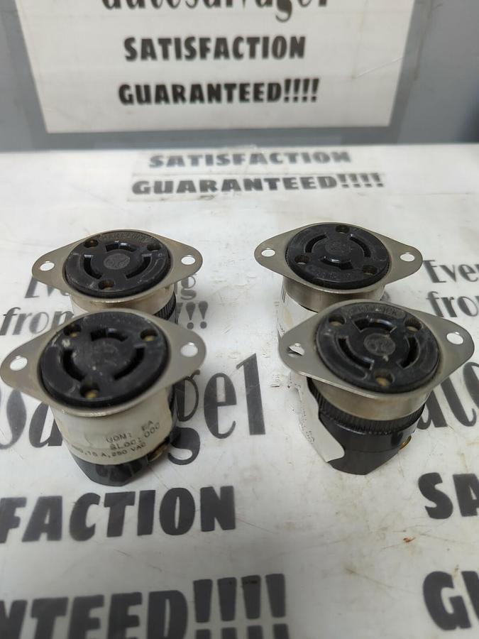 HART-LOCK,4585,RECEPTACLE 15 AMP LOT OF 4 NOS