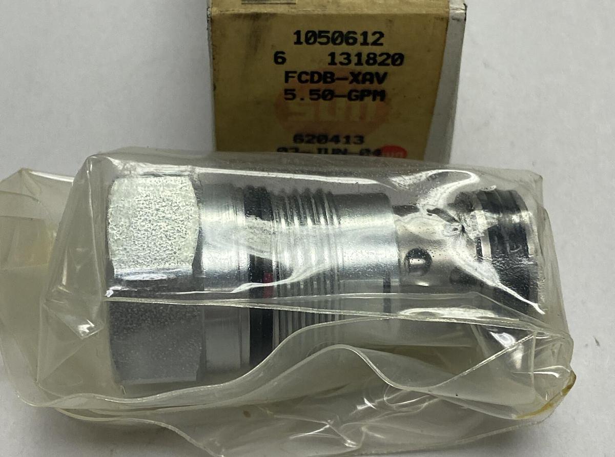 SUN HYDRAULICS,FCDBXAV 5.50-GPM,Flow Control Claridge NOS