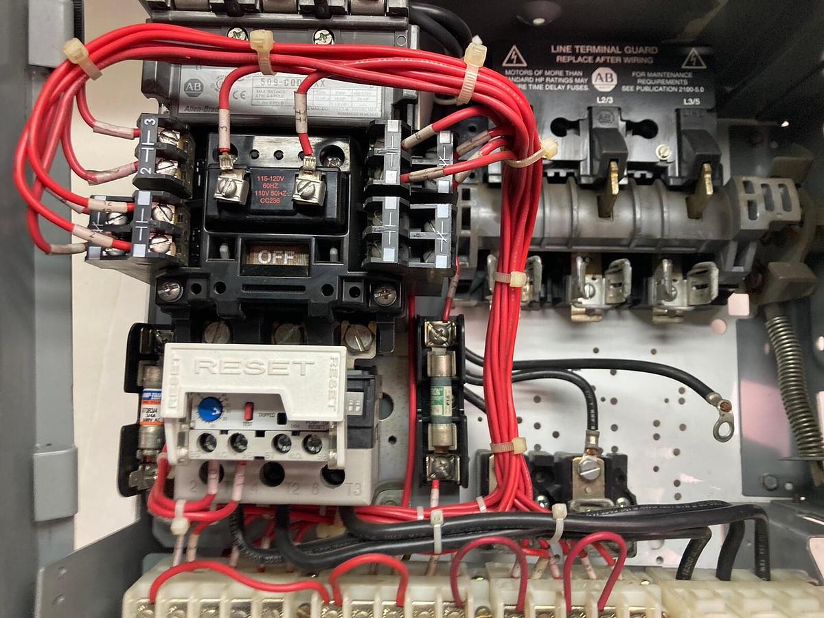 Used Allen-Bradley,2100 2112,Size 1 FUSED MCC 12 Inch Starter IEC OVERLOAD Bucket