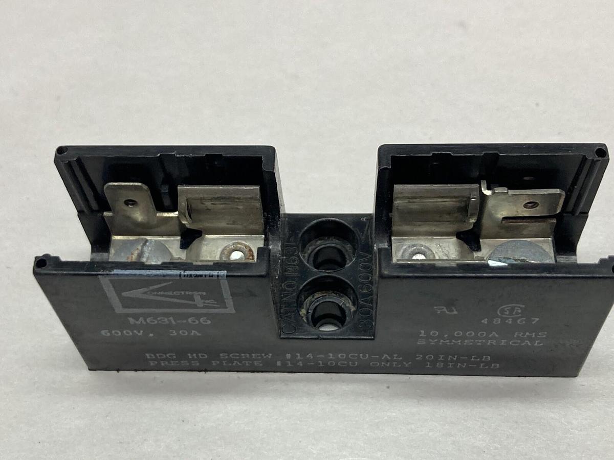 Used Connectron,M631-66,1-Pole Fuse Holder 600v 30a