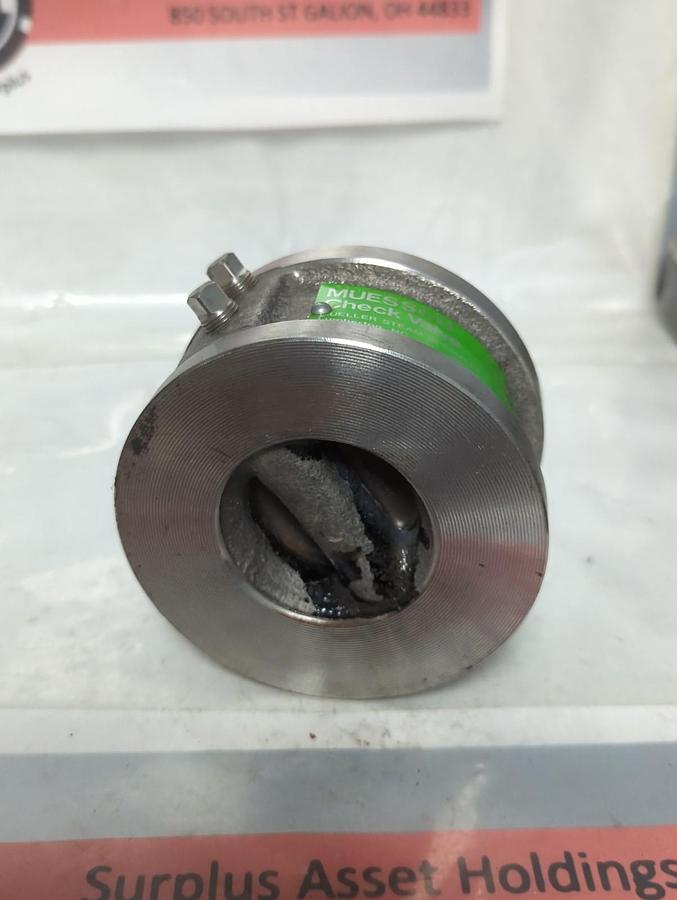 Used MEUSSCO,MODEL 72,SIZE 2 CHECK VALVE ANSI 150 PRE-OWNED
