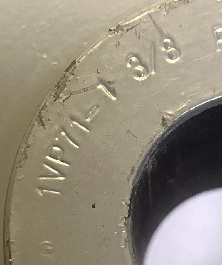 Used POWER DRIVE,1VP71-1-3/8,PULLEY 1-3/8INCH